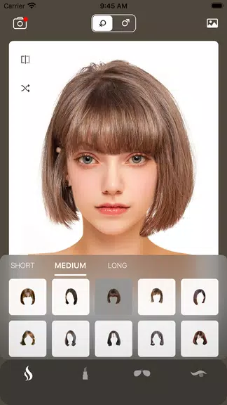 AI Hairstyle Try On・Bangs・Wigs screenshot 1