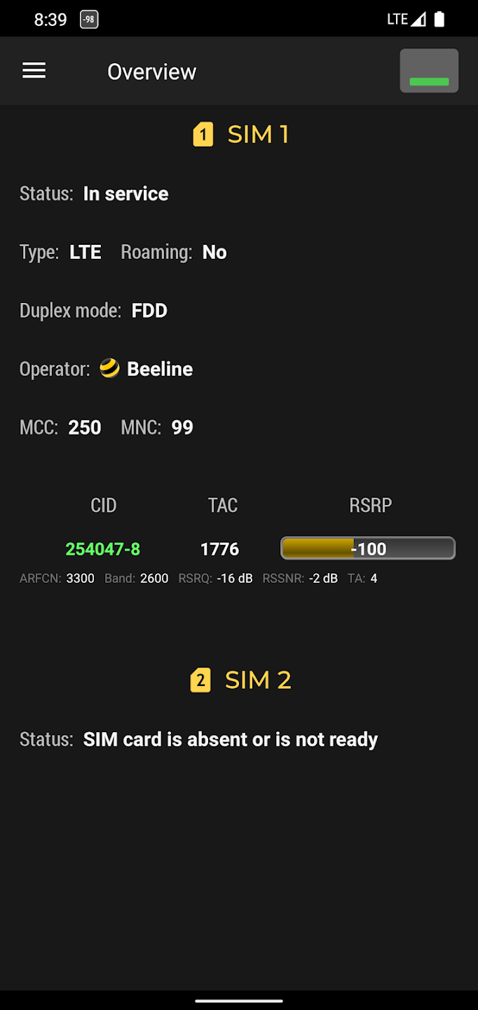 Cell Signal Monitor screenshot 2