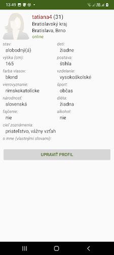 Zoznámenie zomka.net screenshot 3