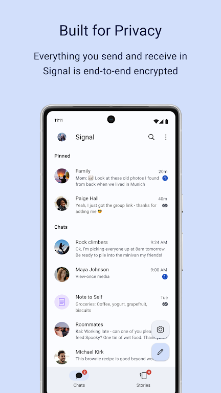 Signal Private Messenger screenshot 1