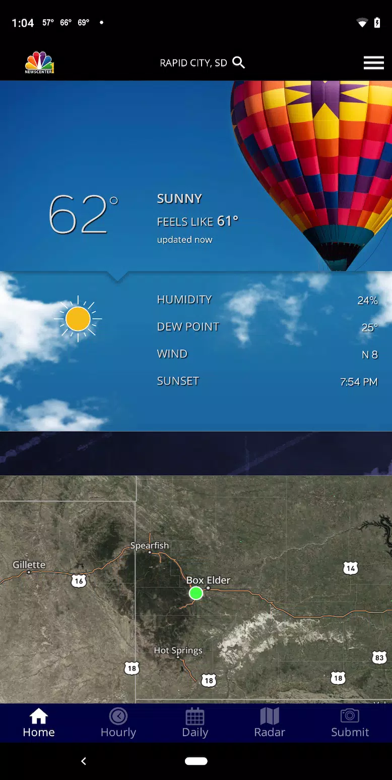 NC1 Weather screenshot 1