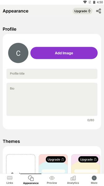 Linktree screenshot 5