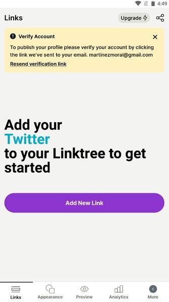 Linktree screenshot 6