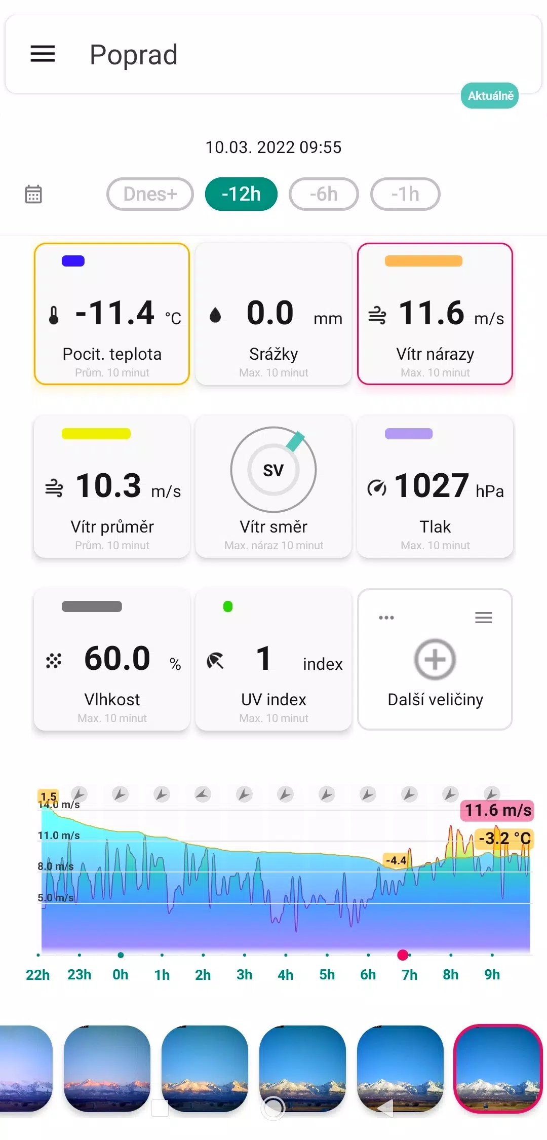 Počasí Meteo screenshot 6