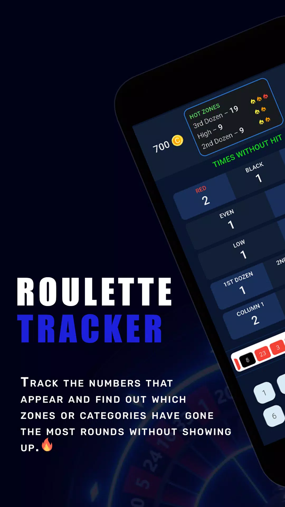 Roulette Tracker - Analysis screenshot 1