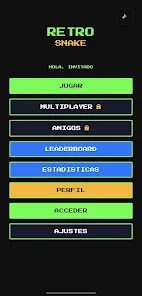 Retro Snake — Pixel Arcade screenshot 1