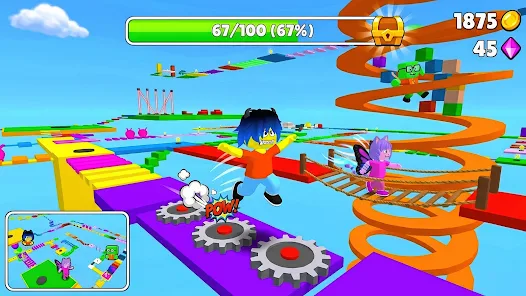 Obby Runner: Parkour Games 3D screenshot 1