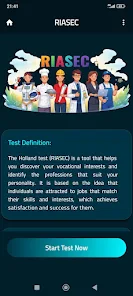 RIASEC TEST screenshot 2