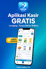 VPOS Retail: Kasir UMKM Gratis screenshot 1