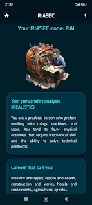 RIASEC TEST screenshot 4