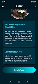 RIASEC TEST screenshot 3