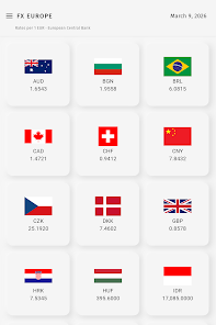 FX Europe — Currency Converter screenshot 5