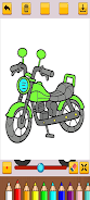 Ninja Motorcycle Coloring screenshot 5