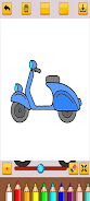 Ninja Motorcycle Coloring screenshot 6