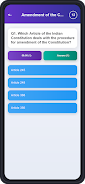 Indian Constitution Exam MCQ screenshot 4