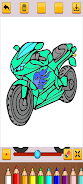 Ninja Motorcycle Coloring screenshot 4