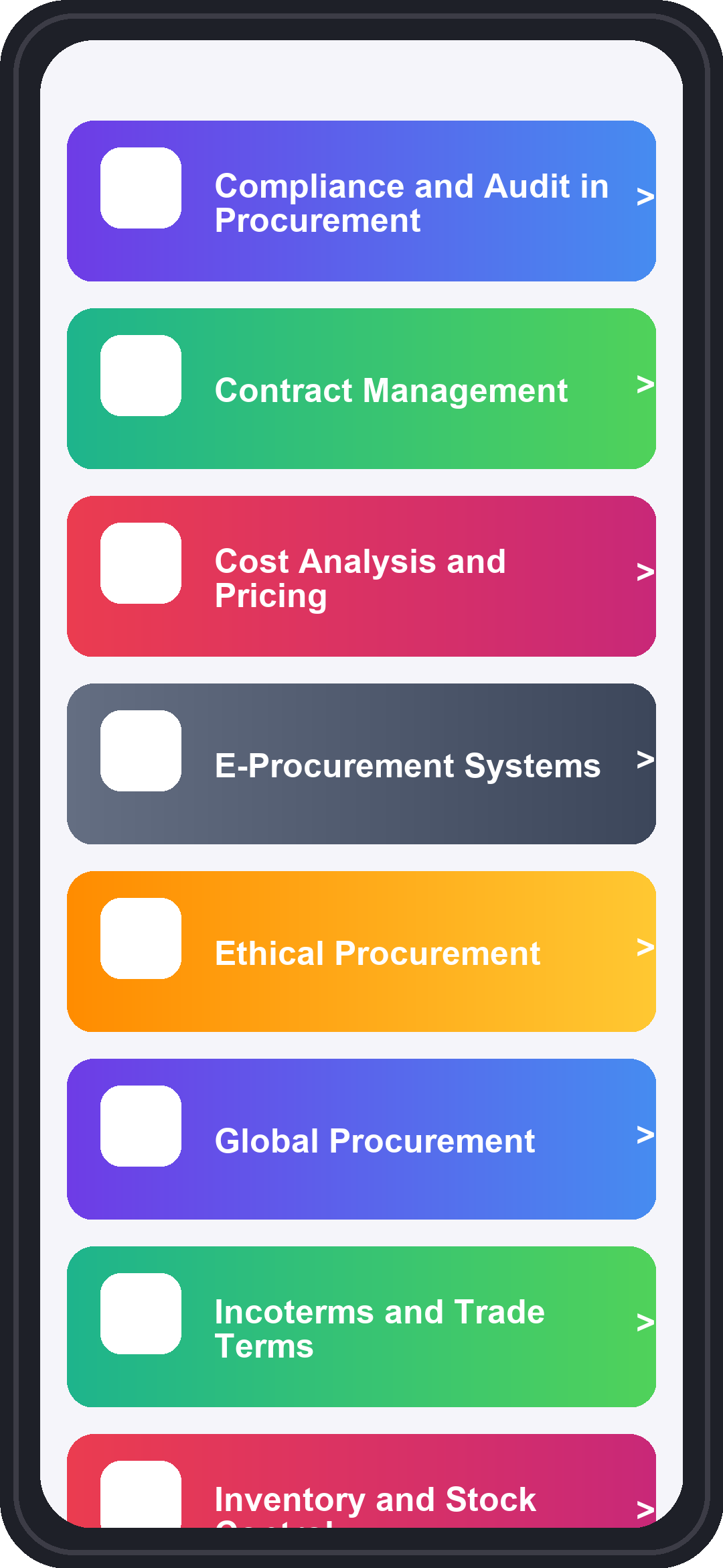 Procurement Knowledge Trivia screenshot 1