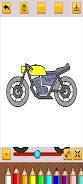 Ninja Motorcycle Coloring screenshot 7