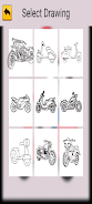Ninja Motorcycle Coloring screenshot 3