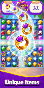 Jewels Match 3 Puzzle: Offline screenshot 1
