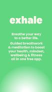 Exhale: Guided Breathwork screenshot 1