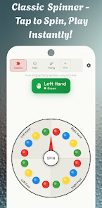 Party Mat Spinner Wheel screenshot 1