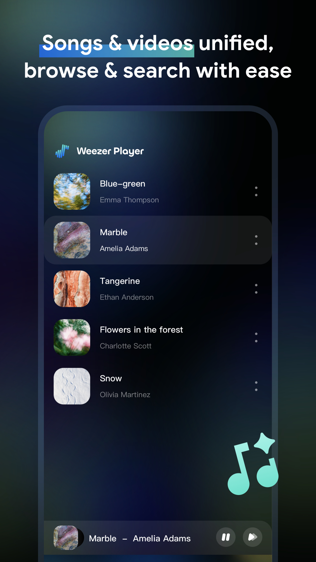 Weezer Player-PureListening screenshot 1