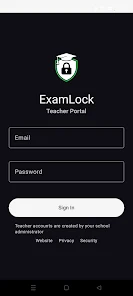 ExamLock Teacher screenshot 1