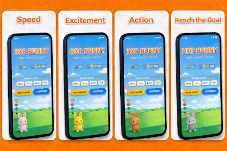 Hop Bunny: Run & Jump Game screenshot 1