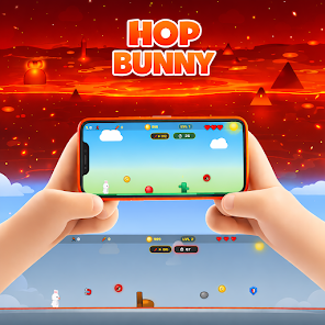 Hop Bunny: Run & Jump Game screenshot 4