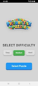 Picture Tile Puzzle screenshot 1