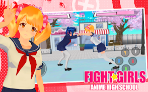 Fight Girls Anime High School screenshot 6