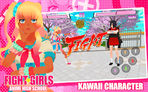 Fight Girls Anime High School screenshot 5