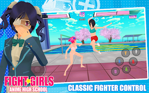 Fight Girls Anime High School screenshot 4