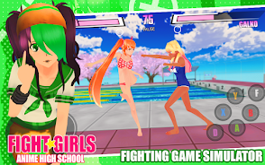 Fight Girls Anime High School screenshot 1