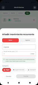 MoFlo: Ahorro y Presupuesto screenshot 3