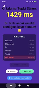 Hızlı ve Şiveli Refleks Oyunu screenshot 8
