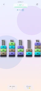 Nut & Bolt Sort: Color Puzzle screenshot 3