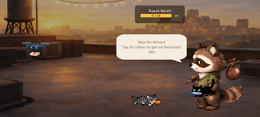 Hungry Raccoon Clicker: Idle screenshot 3