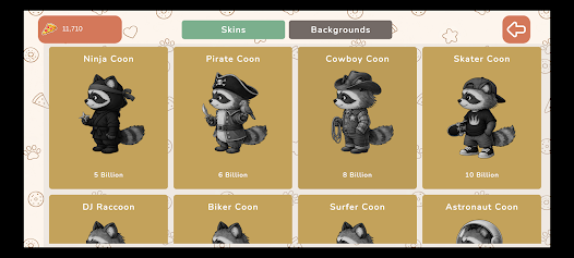 Hungry Raccoon Clicker: Idle screenshot 4