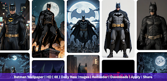Batman Wallpaper 4K screenshot 1