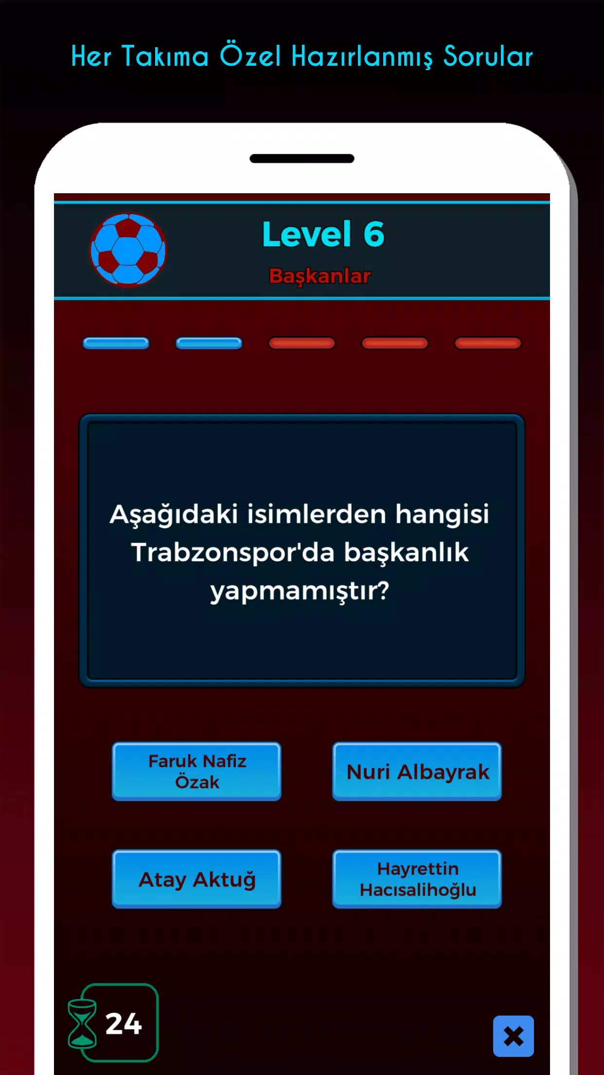 4 Büyük Futbol Bilgi Yarışması screenshot 5