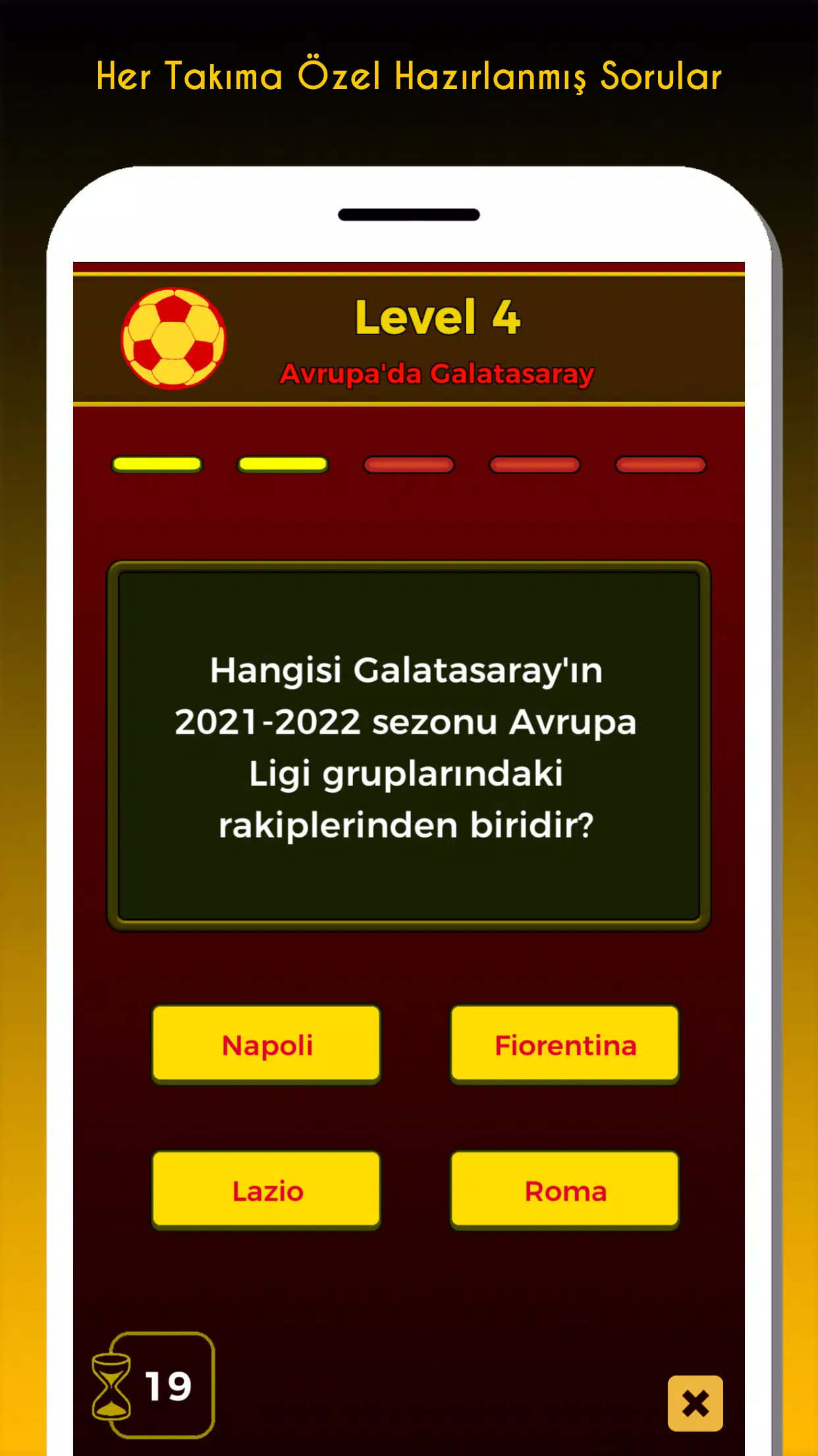 4 Büyük Futbol Bilgi Yarışması screenshot 4