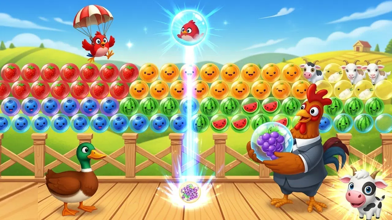 Farm Fruits Bubble Shooter screenshot 6