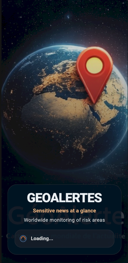GEOALERTES screenshot 1