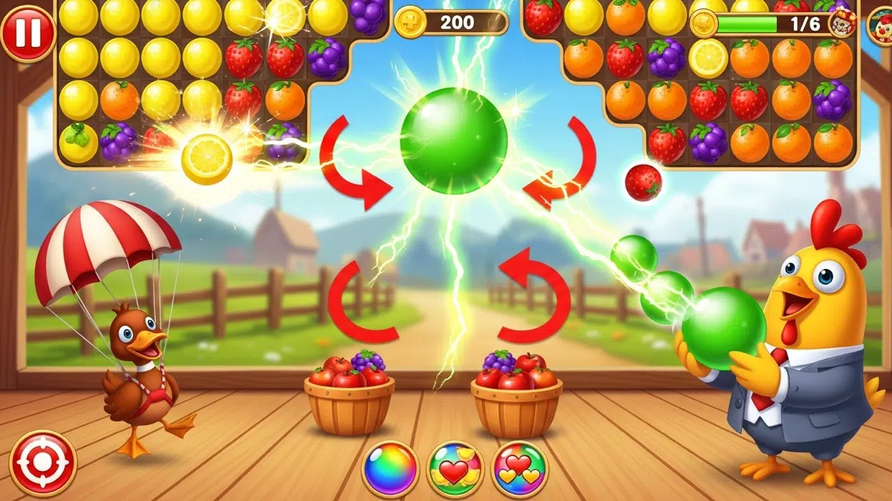 Farm Fruits Bubble Shooter screenshot 5