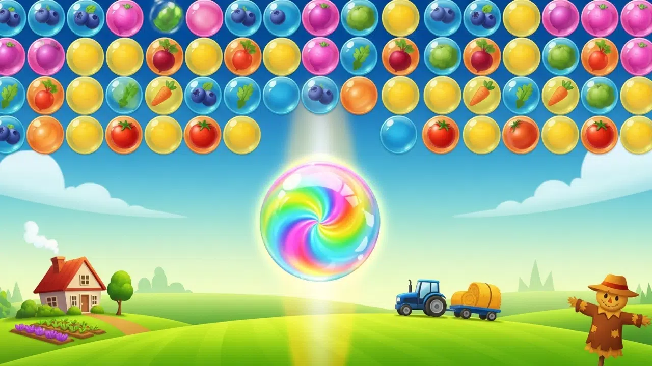 Farm Fruits Bubble Shooter screenshot 2