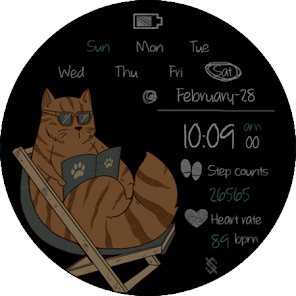 BFF146- Blackboard Art Cat screenshot 14