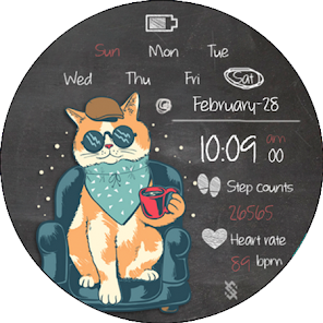 BFF146- Blackboard Art Cat screenshot 11