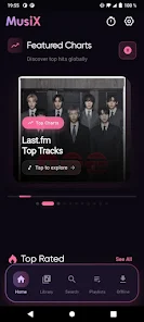 MusiX Pro Offline Music Player screenshot 1